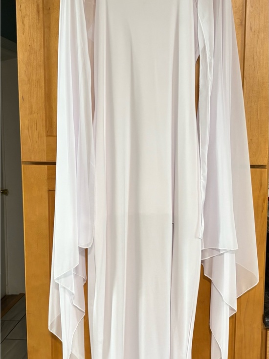 No brand Dresses & Skirts - Asymmetrical White Draped Women's Dress